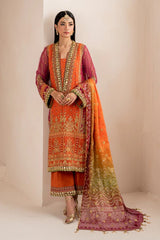 Baroque Embroidered Chiffon Collection 3 Piece Unstitched