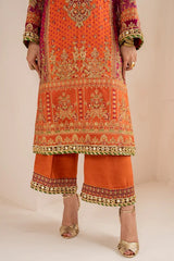 Baroque Embroidered Chiffon Collection 3 Piece Unstitched