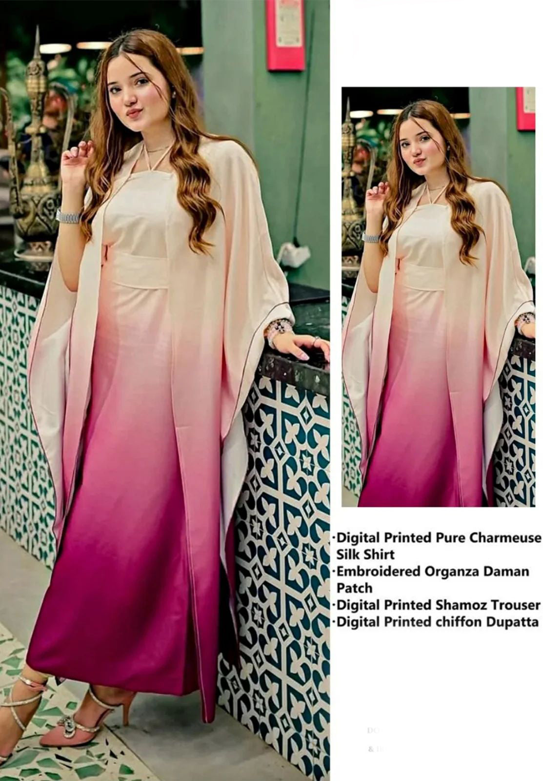Rangrez 3 Piece Unstiched Silk Collection