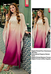 Rangrez 3 Piece Unstiched Silk Collection