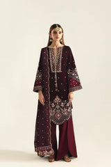 Emaan Adeel Zarposh Embroidered Velvet 3 Piece Unstitched