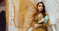 Maria B Luxury Lawn Embroidered 3 Piece Unstitched