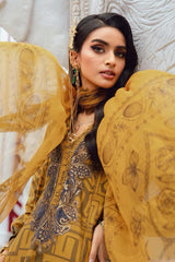 Maria B Luxury Lawn Embroidered 3 Piece Unstitched