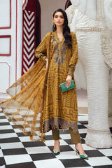 Maria B Luxury Lawn Embroidered 3 Piece Unstitched
