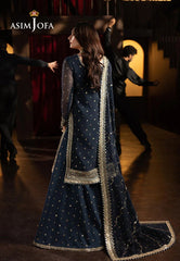 Asim Jofa Luxury Chiffon Embroidered 3 Piece Unstitched