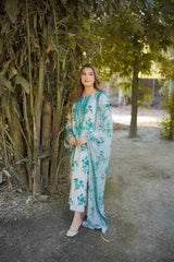 Aneelies silk Collection 3 Piece Unstitched