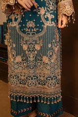 Imrozia Zinc Green Luxury Formal Collection Chiffon 3 Piece Unstitched