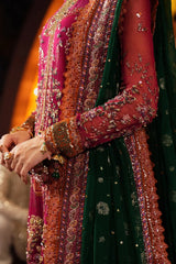 Nureh Embroidered Luxury Chiffion 3 piece Unstitched / Stitched