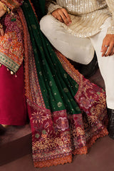 Nureh Embroidered Luxury Chiffion 3 piece Unstitched / Stitched