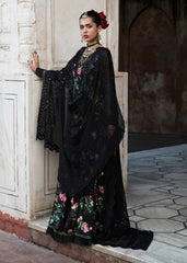 Hussain Rehar Embroidered Luxury Chiffon 3 Pices Unstitched / Stitched