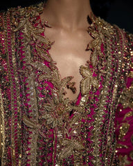 Sana Safinaz Raw Silk Hand Work Embroidered 3 Piece Unstitched / Stitched