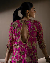 Sana Safinaz Raw Silk Hand Work Embroidered 3 Piece Unstitched / Stitched