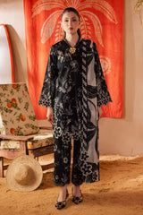 Nureh Printed Lawn Collection 3 piece Unstitched / Stitched