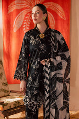 Nureh Printed Lawn Collection 3 piece Unstitched / Stitched