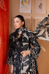 Nureh Printed Lawn Collection 3 piece Unstitched / Stitched