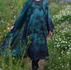 Baroque Luxury Embroidered Lawn 3 Piece Unstitched / Stitched