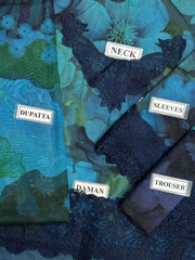 Baroque Luxury Embroidered Lawn 3 Piece Unstitched / Stitched