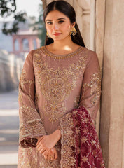 Imrozia Net Wedding Collection 3 Piece Unstitched / Stitched