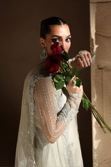 Azure Net Wedding Collection 3 Piece  Unstitched / Stitched