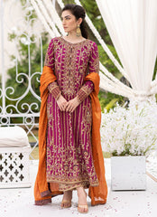 Farah Talib Aziz Luxury Embroidered Chiffon 3 Pices Unstitched / Stitched