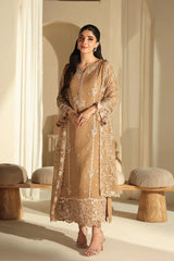 Azure Luxury Embroidered Chiffon 3 Piece Unstitched / Stitched