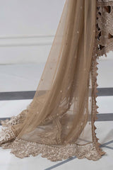 Maria B Luxury Lawn Chikan kari Embroidered 3 Piece Unstitched / Stitched