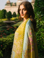 Gulabi Baagh by Bin Ilyas Embroidered Dress 3 Piece Unstithced / Stitched