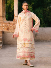 Bin Ilyas Luxury Lawn Embroidered Dress 3Piece Unstithced / Stitched