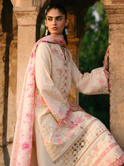 Bin Ilyas Luxury Lawn Embroidered Dress 3Piece Unstithced / Stitched