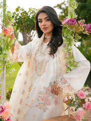Elaf Premium Festive Chikankari Lawn Collection 3 piece Unstitched / Stitched
