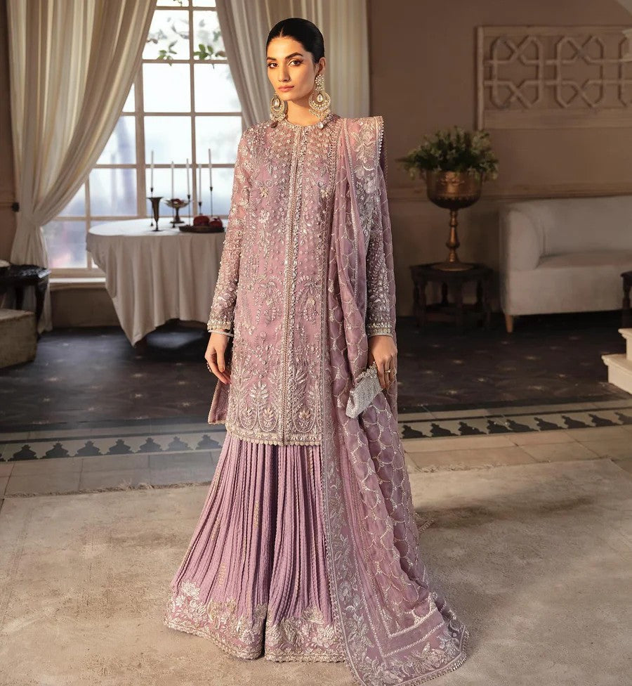 Soraya Sher Organza Emb Formal Collection 3 Piece Unstitch / Stitched