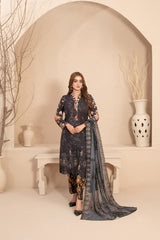 Tawakkal Luxury Lawn Embroidered 3 Piece Unstitched / Stitched