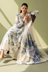 Baroque Embroiderey Lawn Collection 3 Piece Unstitched / Stitched