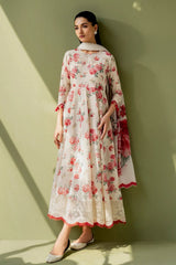 Baroque Embroiderey Lawn Collection 3 Piece Unstitched / Stitched