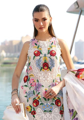 Maria B Luxury Lawn Embroidered 3 piece Unstitched / Stitched