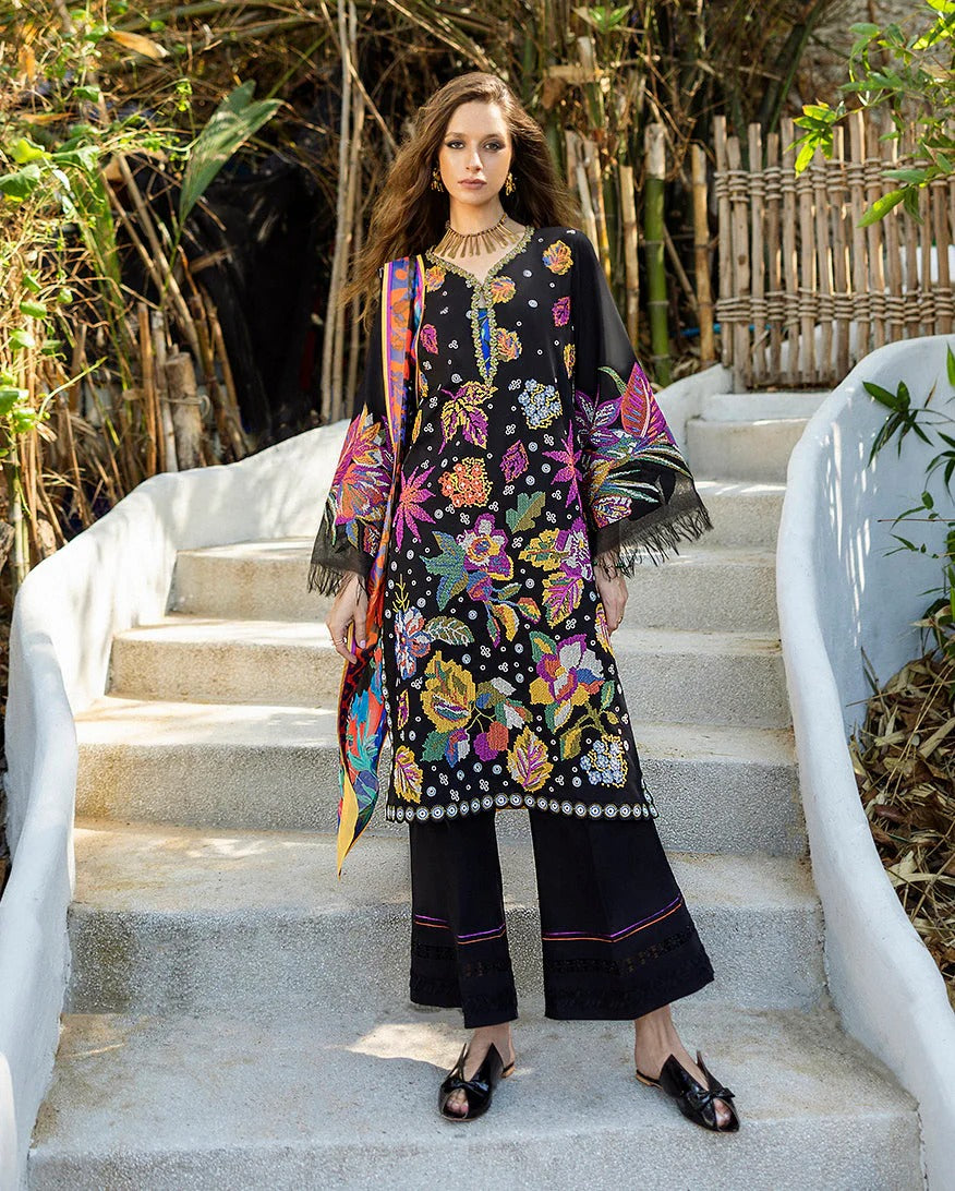 Esmel Luxury Lawn Embroidered 3 piece Unstitched / Stitched