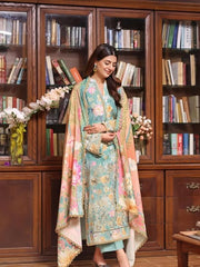Aneela's Chicken Kari Luxury Lawn Emb Collection 3Piece Unstitched / Stitched