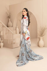 Laiq by Tawakkal  Luxury Lawn Emb Collection 3Piece Unstitched / Stitched