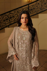 Maryams Formal Collection Chiffon Embroidery 3ps Unstitched / Stitched