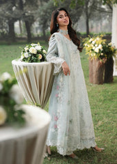 Sadrinia Luxury Lawn Chikan Kari Embroidered 3 Piece Unstitched / Stitched