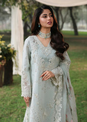 Sadrinia Luxury Lawn Chikan Kari Embroidered 3 Piece Unstitched / Stitched