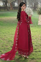 Sadrinia Luxury Lawn Chikan Kari Embroidered 3 Piece Unstitched / Stitched