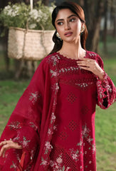 Sadrinia Luxury Lawn Chikan Kari Embroidered 3 Piece Unstitched / Stitched