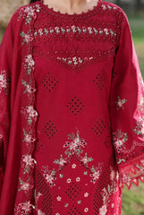 Sadrinia Luxury Lawn Chikan Kari Embroidered 3 Piece Unstitched / Stitched