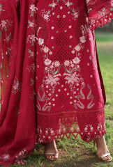 Sadrinia Luxury Lawn Chikan Kari Embroidered 3 Piece Unstitched / Stitched