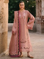 Bin Ilyas Luxury Lawn Embroidered Dress 3Piece Unstithced / Stitched