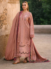 Bin Ilyas Luxury Lawn Embroidered Dress 3Piece Unstithced / Stitched