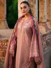Bin Ilyas Luxury Lawn Embroidered Dress 3Piece Unstithced / Stitched