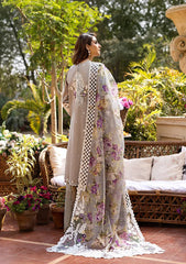 Elaf New Arrival Luxury Lawn Embroidery 3 Piece Unstitched / Stitched