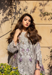 Elaf New Arrival Luxury Lawn Embroidery 3 Piece Unstitched / Stitched